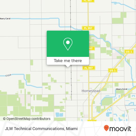 JLW Technical Communications map