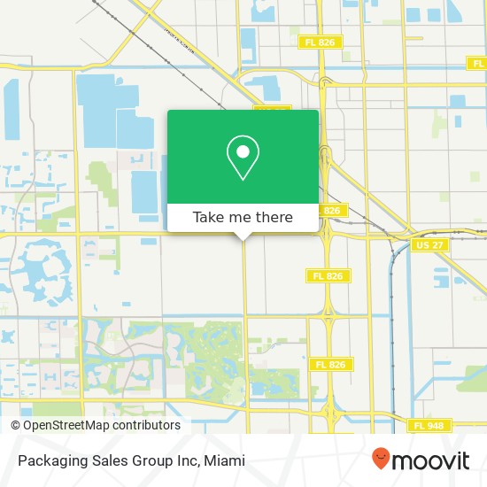 Packaging Sales Group Inc map