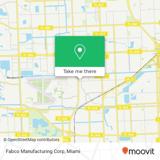 Mapa de Fabco Manufacturing Corp