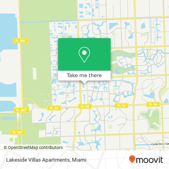 Lakeside Villas Apartments map