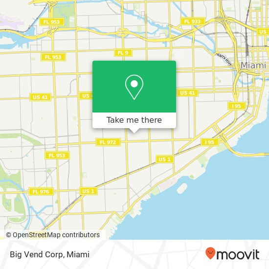 Big Vend Corp map