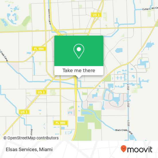 Elsas Services map