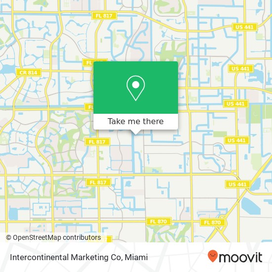 Intercontinental Marketing Co map