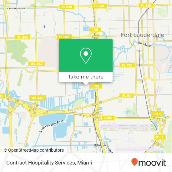 Contract Hospitality Services map