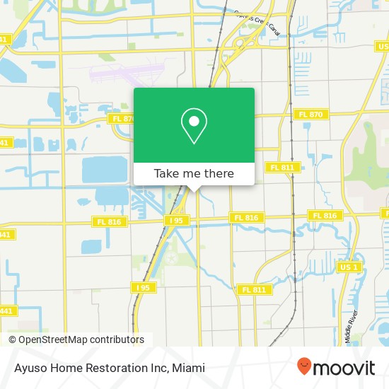 Ayuso Home Restoration Inc map