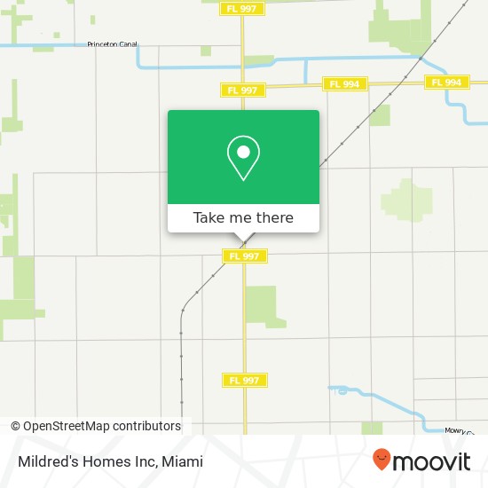 Mildred's Homes Inc map