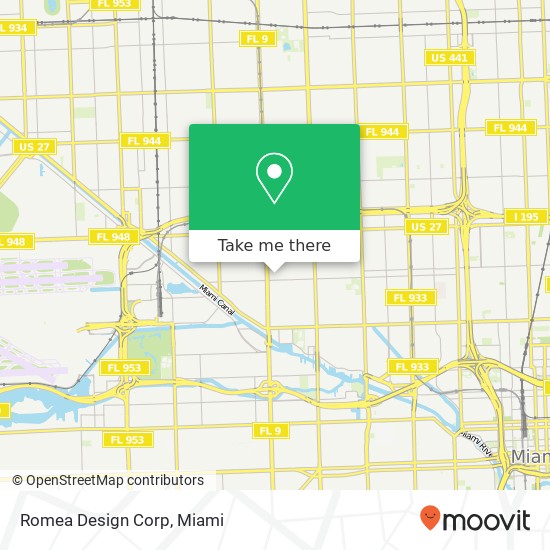 Romea Design Corp map