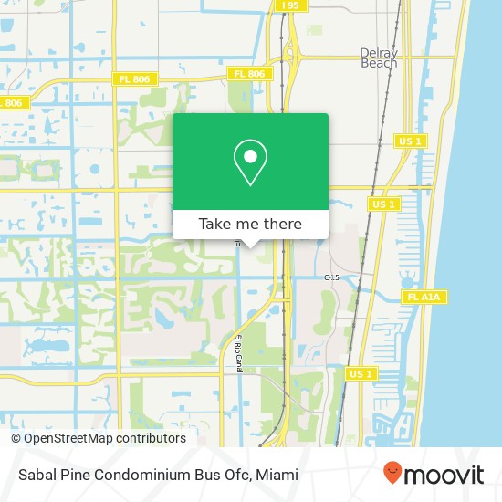 Mapa de Sabal Pine Condominium Bus Ofc