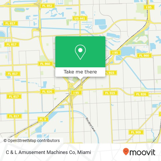 Mapa de C & L Amusement Machines Co