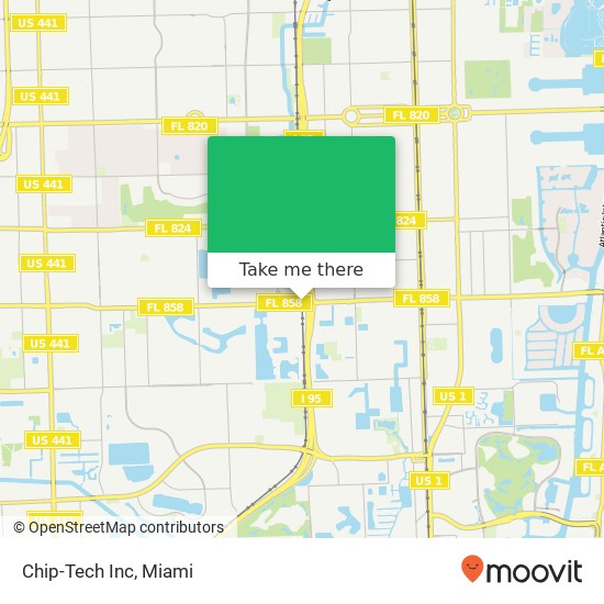 Mapa de Chip-Tech Inc