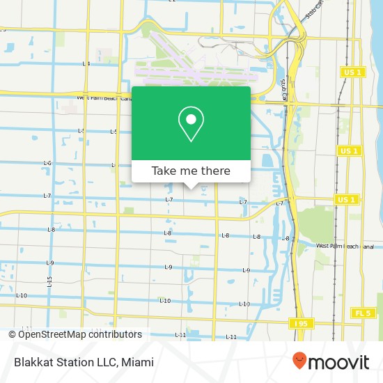 Mapa de Blakkat Station LLC