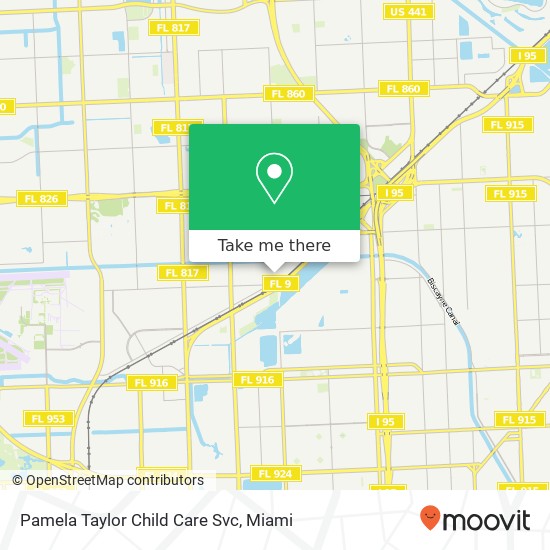 Pamela Taylor Child Care Svc map