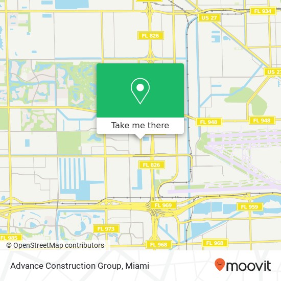 Mapa de Advance Construction Group