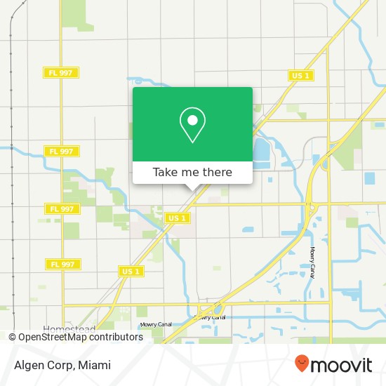 Algen Corp map