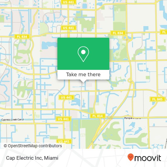 Cap Electric Inc map