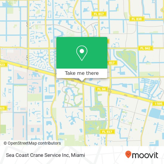 Sea Coast Crane Service Inc map