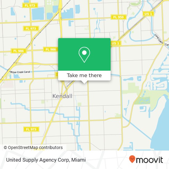 Mapa de United Supply Agency Corp