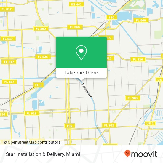 Star Installation & Delivery map
