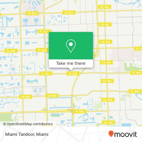 Miami Tandoor map