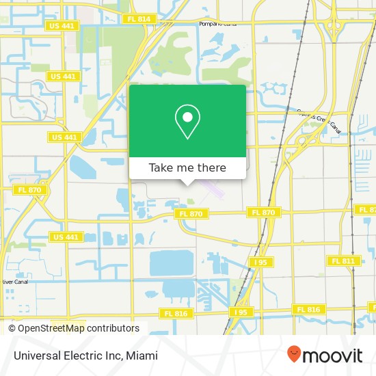 Mapa de Universal Electric Inc