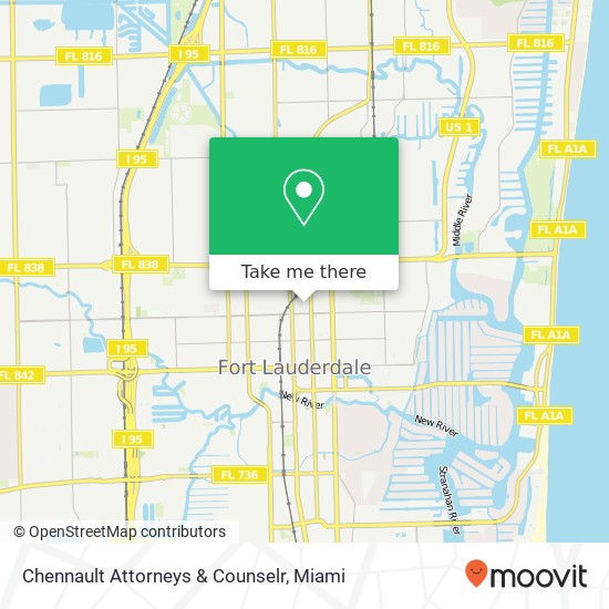 Chennault Attorneys & Counselr map