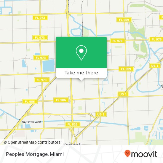 Peoples Mortgage map