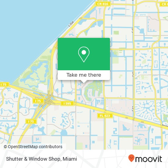 Shutter & Window Shop map
