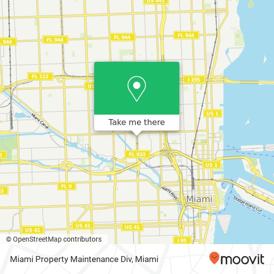 Mapa de Miami Property Maintenance Div