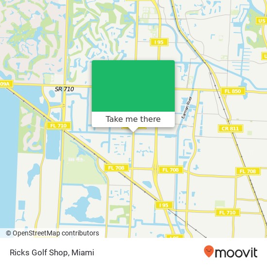 Ricks Golf Shop map