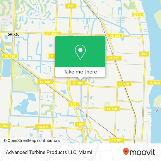 Mapa de Advanced Turbine Products LLC