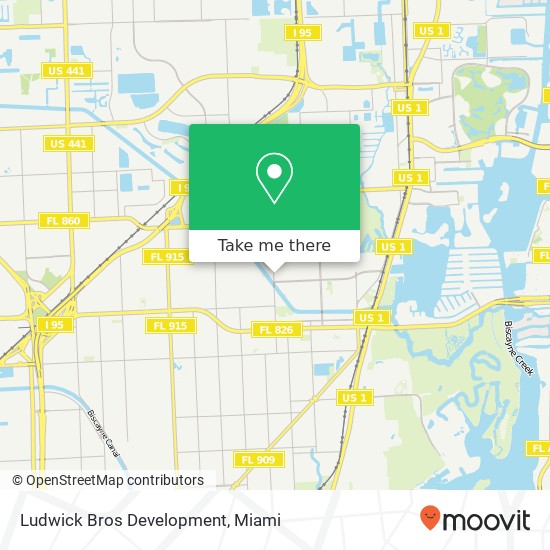 Ludwick Bros Development map