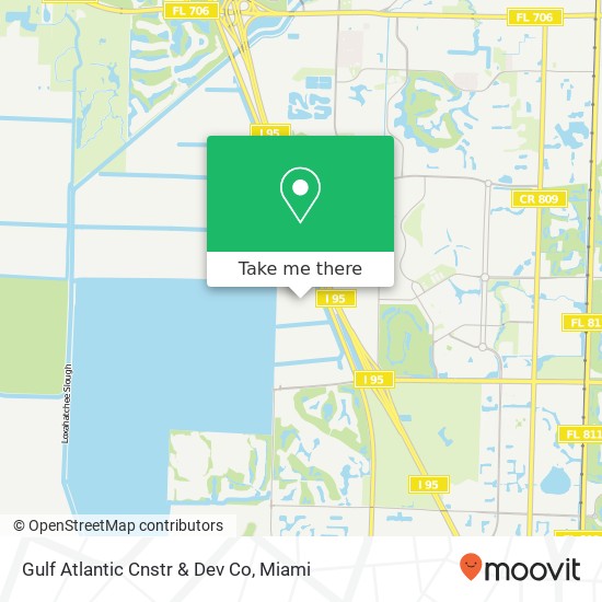 Gulf Atlantic Cnstr & Dev Co map