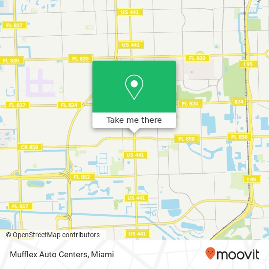 Mufflex Auto Centers map