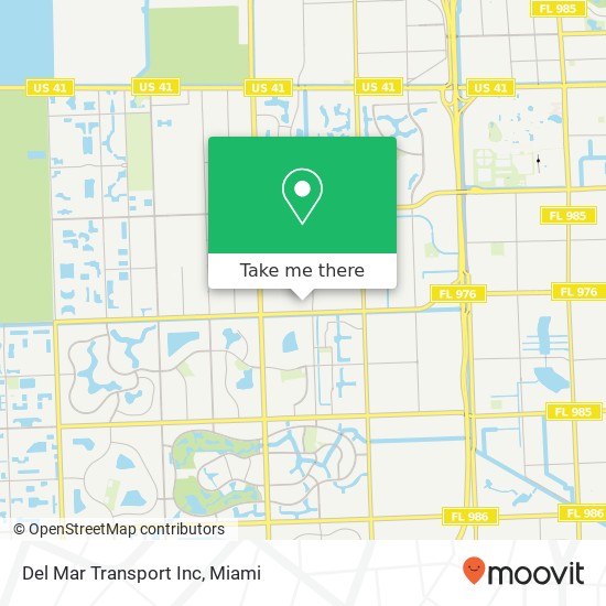 Del Mar Transport Inc map