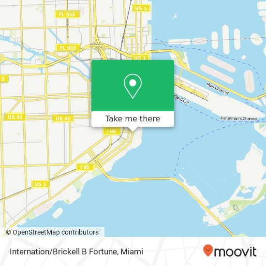 Internation/Brickell B Fortune map