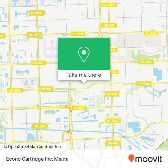 Econo Cartridge Inc map
