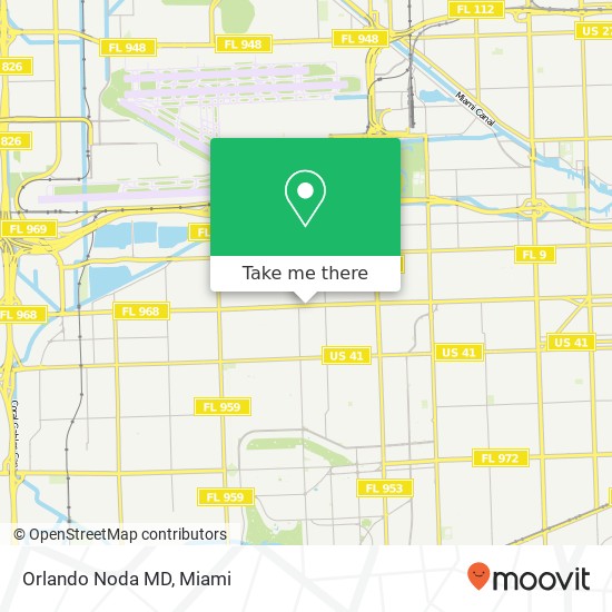 Orlando Noda MD map