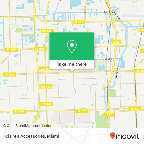 Mapa de Claire's Accessories