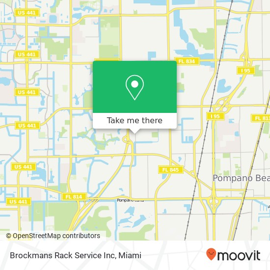 Brockmans Rack Service Inc map