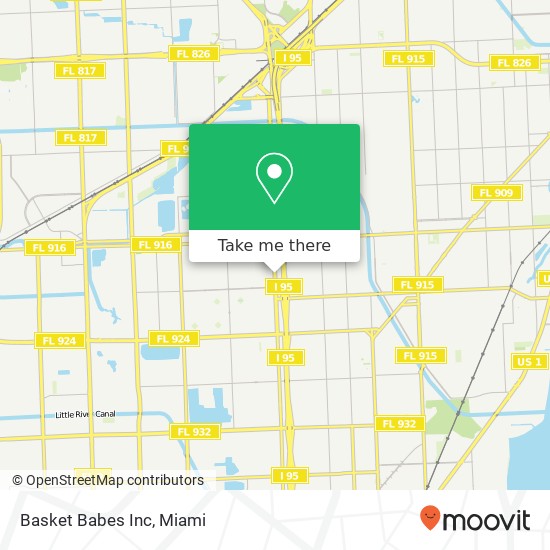 Basket Babes Inc map
