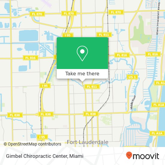 Gimbel Chiropractic Center map