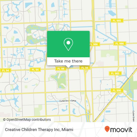 Mapa de Creative Children Therapy Inc