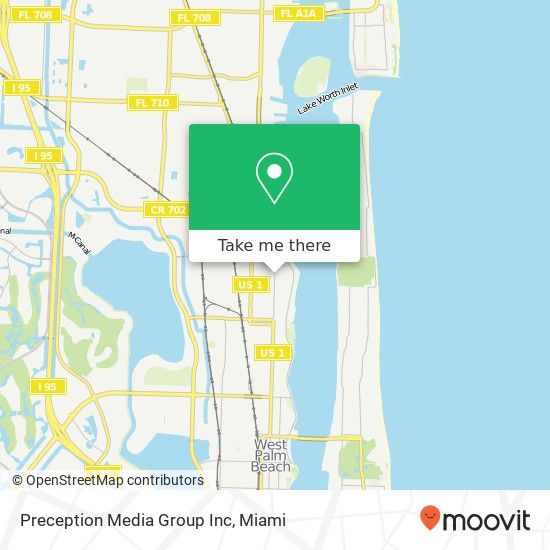 Preception Media Group Inc map