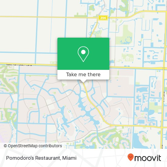 Pomodoro's Restaurant map