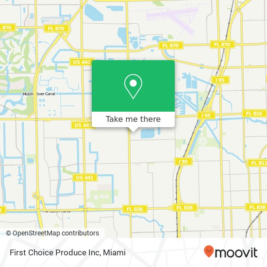 Mapa de First Choice Produce Inc