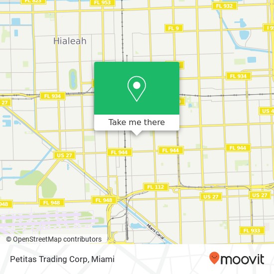 Petitas Trading Corp map