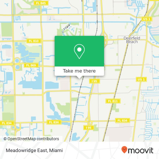 Mapa de Meadowridge East