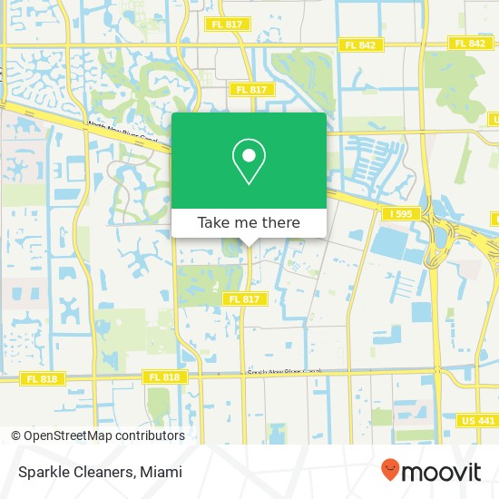 Sparkle Cleaners map
