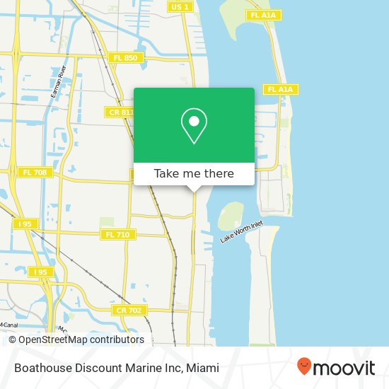 Mapa de Boathouse Discount Marine Inc