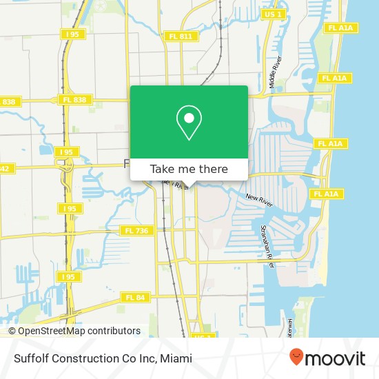 Mapa de Suffolf Construction Co Inc